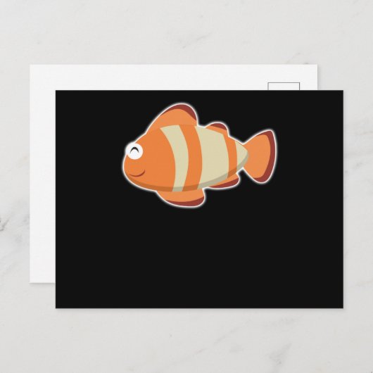 Vis Oceaan Ontwerp Walvis Zwemmende Zeehond Fun Ze Briefkaart (Voorkant / Achterkant)