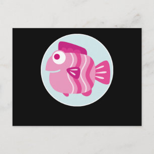 Vis Oceaan Ontwerp Walvis Zwemmende Zeehond Fun Ze Briefkaart