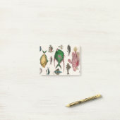 vis, oceaan, schattig, zee, water, dier, vissen post-it® notes (Op bureau)