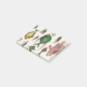 vis, oceaan, schattig, zee, water, dier, vissen post-it® notes (Schuin)