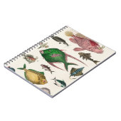 vis, oceaan, schattig, zee, water, dieren, visseri notitieboek (Linkerzijde)