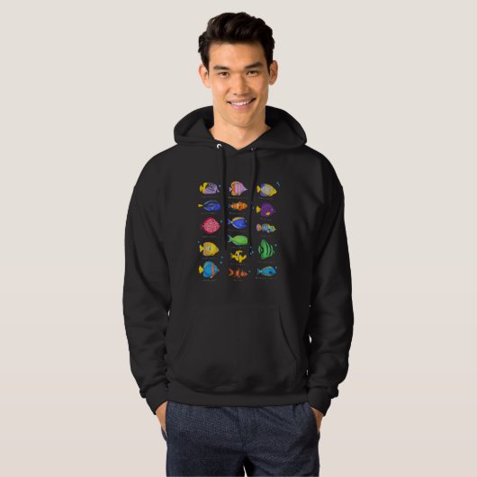 Vis Oceaantype Hoodie (Voorkant volledig)