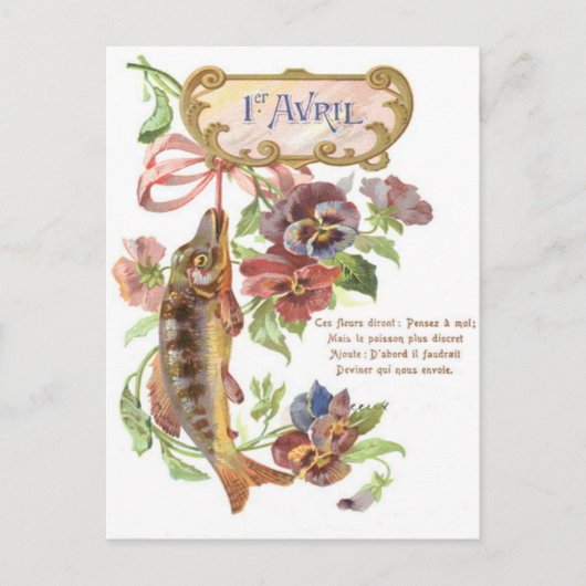 Vis Ochtendglorie Briefkaart (Voorkant)