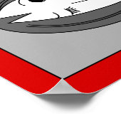 Vis of meisje poster (Hoek)