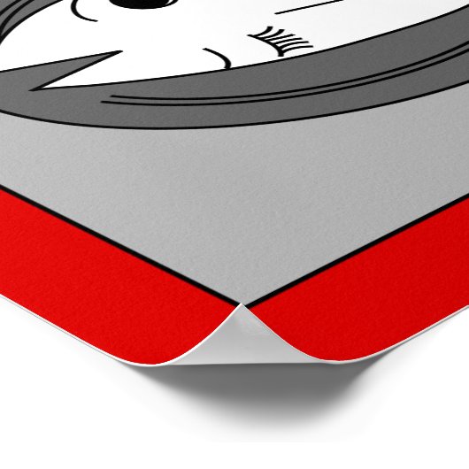 Vis of meisje poster (Hoek)