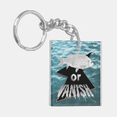 Vis of verdwijnende Sleutelhanger (Voorkant Links)