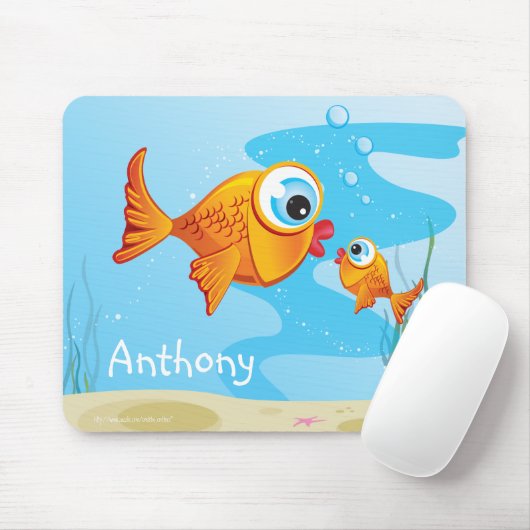 Vis - Olijf & augurk :: Muismat (Met muis)