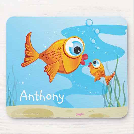 Vis - Olijf & augurk :: Muismat (Voorkant)