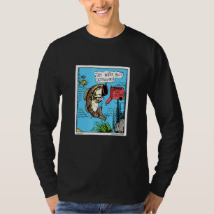Vis onaangename waterrekening Vist nieuwheid T-shirt