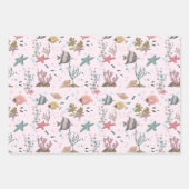 Vis onder de Zee Inpakpapier Vel (Voorkant 3)