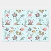 Vis onder de Zee Inpakpapier Vel (Voorkant 2)