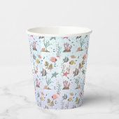 Vis onder de Zee Papieren Bekers (Links)