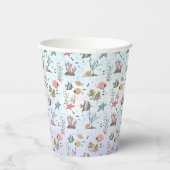 Vis onder de Zee Papieren Bekers (Rechts)