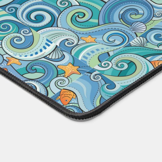 Vis onder het Waves Pattern Bureaumat (Hoek)