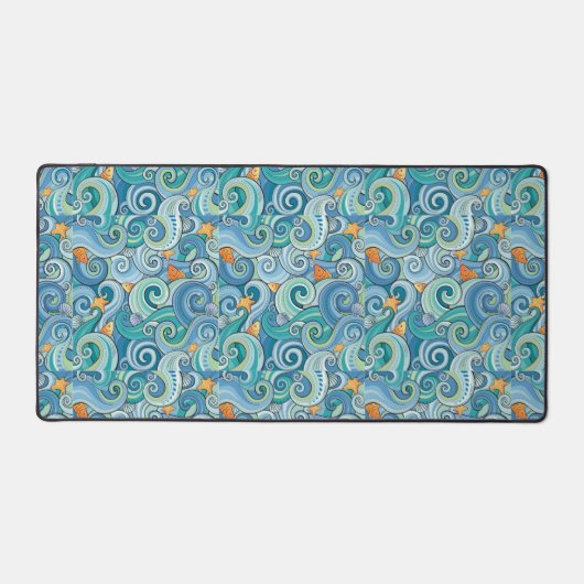 Vis onder het Waves Pattern Bureaumat (Voorkant)