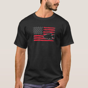 Vis Ons Vlag - Patriottisch Amerika Vrijheid Viere T-shirt