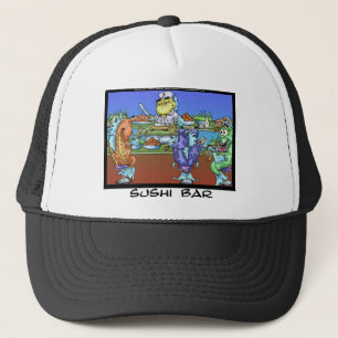 Vis Ontmoet Markten AKA Sushi Bar Grappige Geschen Trucker Pet