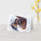 Vis-oog Paard en Vervoer Kaart (Gele Bloem)