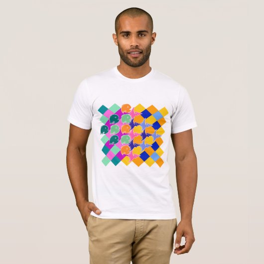 Vis + Ooievaars T-shirt (Voorkant volledig)