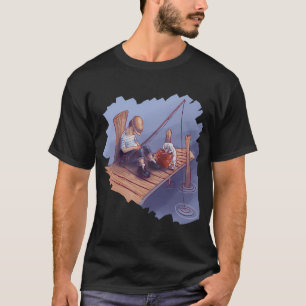Vis op Bas kleuren T-shirt