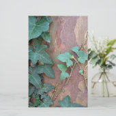 vis op boom briefpapier (Staand voorkant)