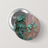 vis op boom ronde button 5,7 cm (Voorkant /achterkant)