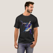 Vis op frons uit t-shirt (Voorkant volledig)