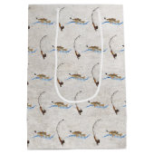 Vis op  Geviste poel Medium Cadeauzakje (Achterkant)