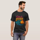 Vis op het droge – Stijlvol anders T-shirt (Voorkant volledig)