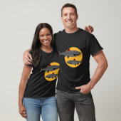 Vis op mosterdgeel t-shirt (Unisex)