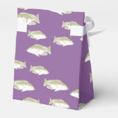 Vis op paars bedankdoosjes (Achterkant)