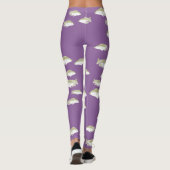 Vis op paars leggings (Achterkant)