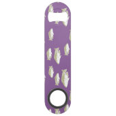 Vis op paars speed flessenopener (Achterkant)