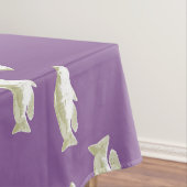 Vis op paars tafelkleed (Voorbeeld)