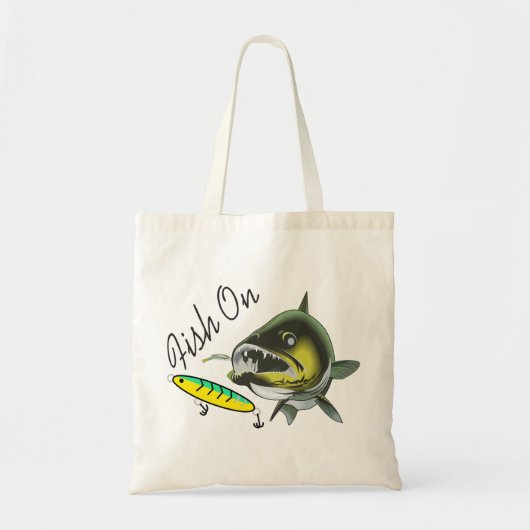 vis op tote bag (Voorkant)