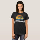 Vis op zeebaars Gevist visser T-shirt (Voorkant volledig)