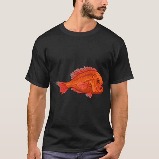 Vis: Orange Roughy T-shirt (Voorkant)