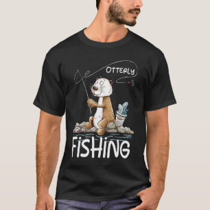 Vis Otter Woordspeling Otterlijk Vissen T-shirt