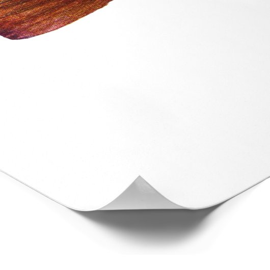 Vis - Paars Zee Perch - Lutjanus superbus Poster (Hoek)