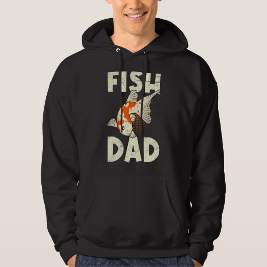 Vis papa Koi Dad Koi Pond Hoodie (Voorkant)