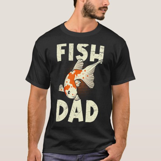 Vis papa Koi Dad Koi Pond T-shirt (Voorkant)