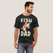 Vis papa Koi Dad Koi Pond T-shirt (Voorkant volledig)