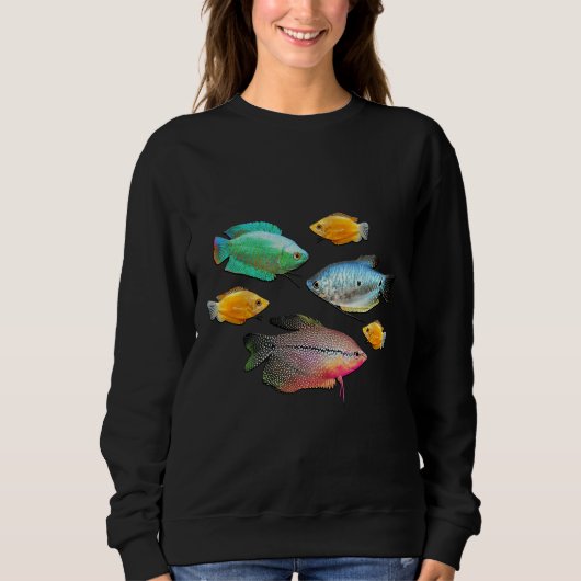 Vis Parel Gourami Aquarium Vis Tank (Voorkant)