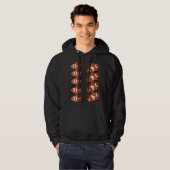 Vis Patroon 205 Hoodie (Voorkant volledig)