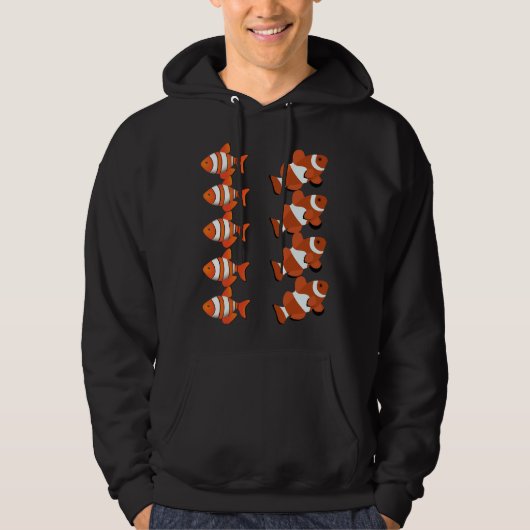 Vis Patroon 205 Hoodie (Voorkant)
