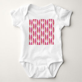 Vis patroon Baby Jersey Bodysuit