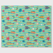 Vis Patroonverlooppapier Cadeaupapier (Vlak)