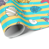 Vis Patroonverlooppapier Cadeaupapier (Rol Hoek)