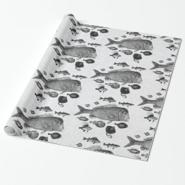 Vis Patroonverlooppapier Cadeaupapier