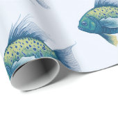 Vis Patroonverlooppapier Cadeaupapier (Rol Hoek)